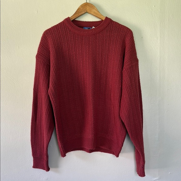 Vintage Today’s News Classic Red Men's Sweater large - Picture 2 of 7